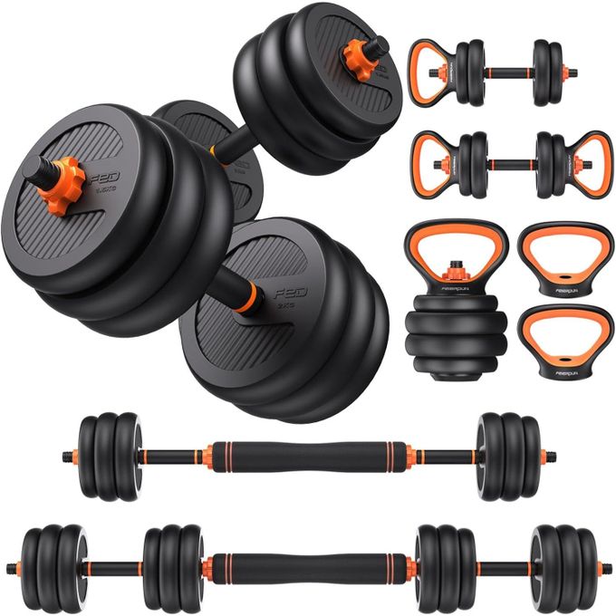 50Kg 6-in-1 Multifunctional Adjustable Weights Set