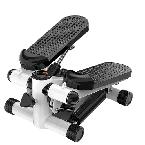 58KG Barbell & Dumbbell Set + Mini Stepper with Resistance Bands