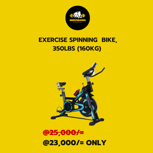 Heavy-Duty Exercise Spinning Bike – 160kg Capacity with Bluetooth &; Magnetic Resistance