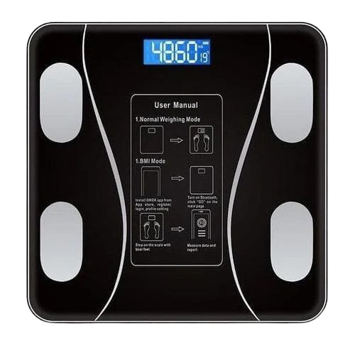 50KG Barbell & Dumbbell Set + BMI Smart Digital Personal Weight Scale