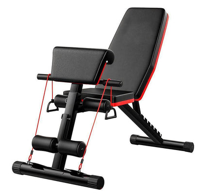 50KG Barbell & Dumbbell Set + Adjustable Weight Bench – Full Body Home Gym Workout