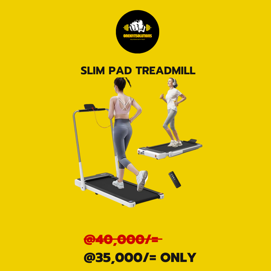 Ultra Slim Walking &; Jogging Pad Treadmill – Compact Fitness for Home
