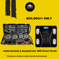 58KG Barbell & Dumbbell Set + BMI Smart Digital Weight Scale