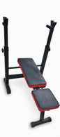 Adjustable Weight Bench with Weights Rack – All-in-One Home Gym Solution